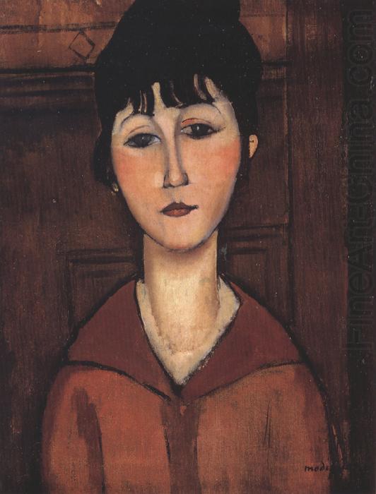 Ritratto di ragazza or Portrait of a young Woman (mk39), Amedeo Modigliani